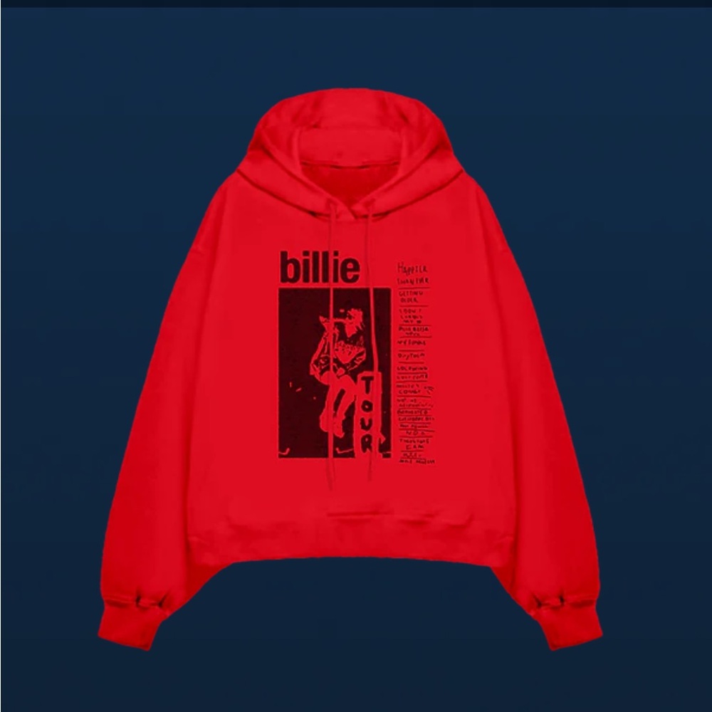 Billie Eilish Happier Than Ever 2022 Tour Hoodie